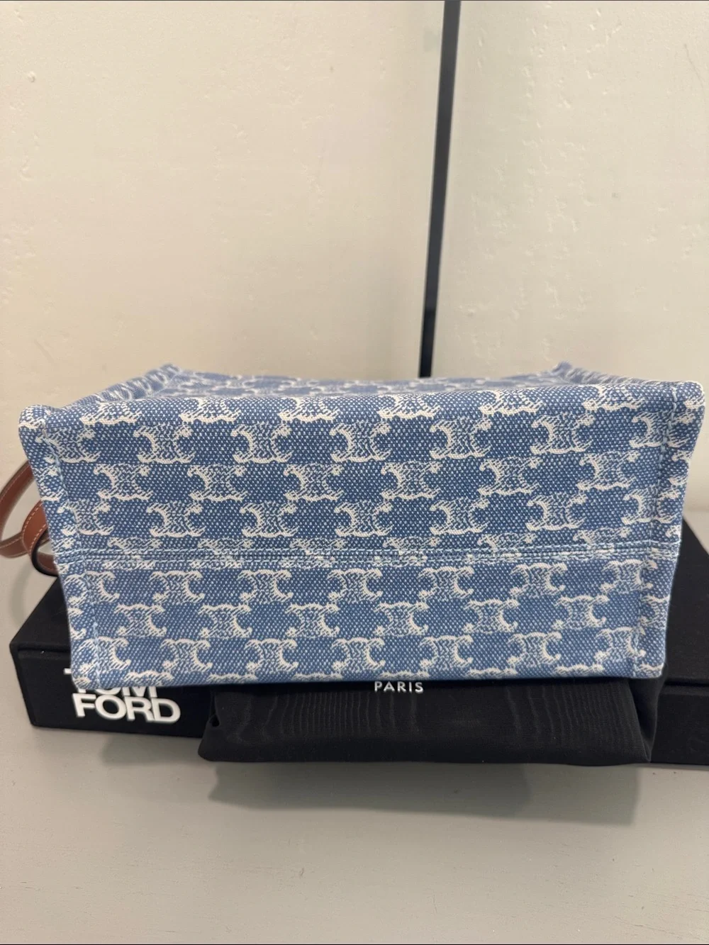 Celine denim Cabas Thais Tote